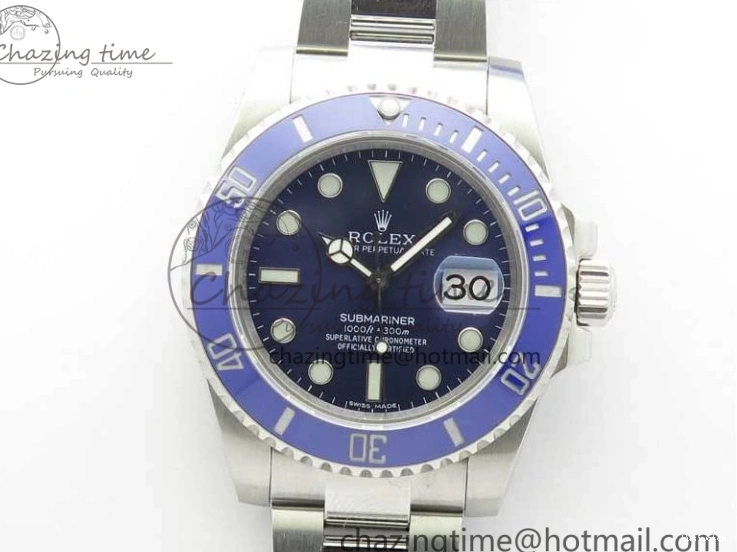 Submariner Ceramic Bp LB Edition 316L Best Dial SA3135 Blue Maker 1:1 V2 Blue on 116619 SS Bracelet 0411
